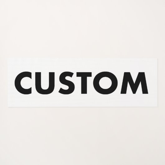 Custom Personalized Yoga Mat - Double Sided Print ヨガマット (裏面(横))