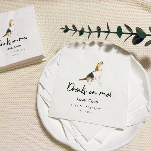 Custom Pet Beagle Wedding 