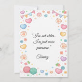 Custom Pet Birthday Invitation with Photo & Name  招待状 (裏面)