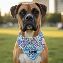 Custom Pet Cat Dog Name Printed Bandana バンダナ