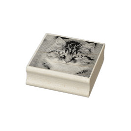 Custom Pet Cat Photo Rubber Personalized Stamp ラバースタンプ
