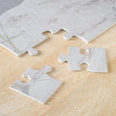 Custom Pet Dog Photo and Script Font Name ジグソーパズル (側面)