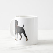 Custom Pet Dog Photo Mug コーヒーマグカップ (正面左)