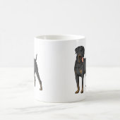 Custom Pet Dog Photo Mug コーヒーマグカップ (中央)