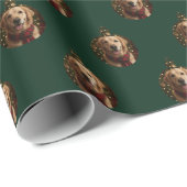 Custom Pet Holiday Wrapping Paper ラッピングペーパー (ロールコーナー)