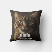 Custom Pet Memorial Cat Photo Pillow - Mimi クッション (裏面)