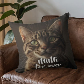 Custom Pet Memorial Cat Photo Pillow - Mimi クッション