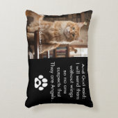 Custom Pet Memorial Photo Pillow  アクセントクッション (正面(垂直))