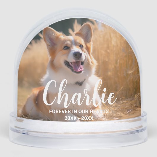 Custom Pet Memorial Photo with Name (正面)
