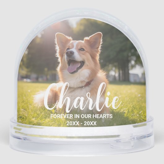Custom Pet Memorial Photo with Name (裏面)