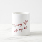 Custom Pet Mug – Upload Photo & Editable Name   コーヒーマグカップ (中央)