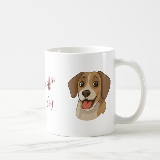 Custom Pet Mug – Upload Photo & Editable Name   コーヒーマグカップ (右)