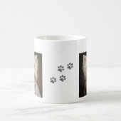 Custom Pet Mug Using Your Photo & Name コーヒーマグカップ (中央)