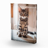 Custom Pet Name Typography and Photo Frame フォトブロック (右)