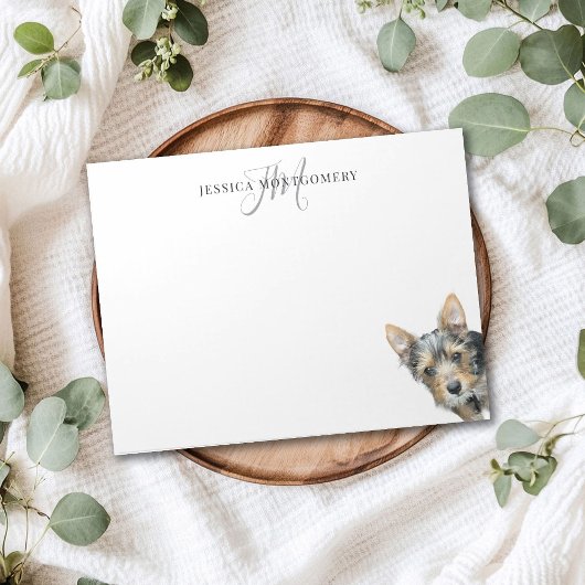 Custom Pet Personalized Monogram Large ノートパッド