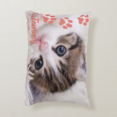 Custom Pet Photo and Name  アクセントクッション (裏面(縦))