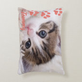 Custom Pet Photo and Name  アクセントクッション (正面(垂直))