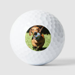 Custom Pet Photo and Text ゴルフボール
