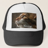 Custom Pet Photo and Text Personalized キャップ (正面)