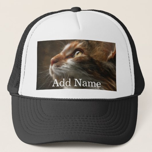 Custom Pet Photo and Text Personalized キャップ (正面)