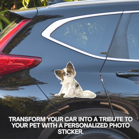 Custom Pet Photo Car Window Vinyl Sticker シール