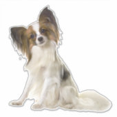 Custom Pet Photo Car Window Vinyl Sticker シール (正面)