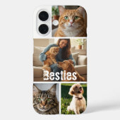 Custom Pet Photo Collage iPhone Case Case-Mate iPhoneケース (裏面)