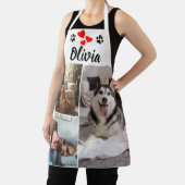 Custom Pet Photo Collage & Name Apron エプロン (インサイチュ)