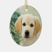 Custom Pet Photo Memorial - Cherished Keepsake セラミックオーナメント (右)
