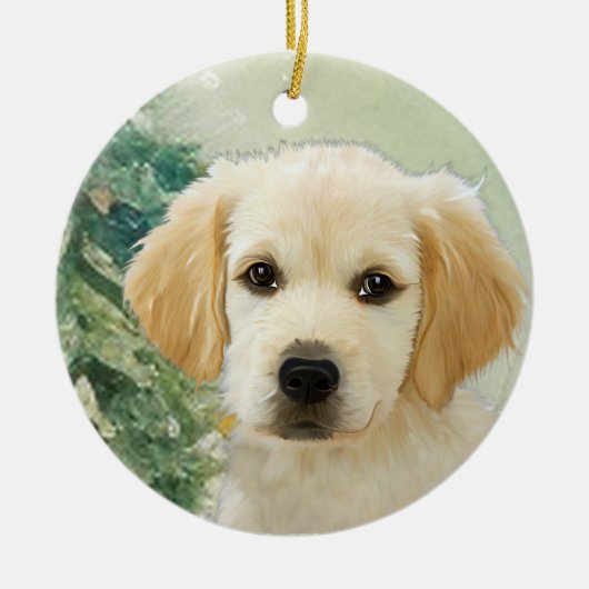 Custom Pet Photo Memorial - Cherished Keepsake セラミックオーナメント (正面)