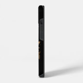 Custom Pet Photo & Name Phone Case – Modern Design iPhoneケース (左側面)