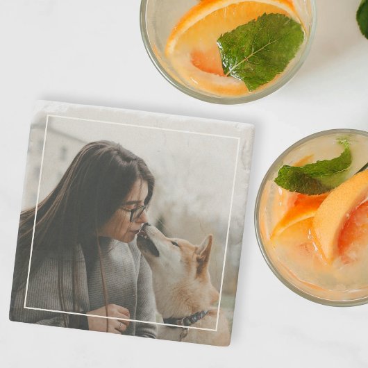 Custom Pet Photo Personalized Dog Picture  ストーンコースター