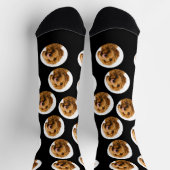 Custom Pet Photo | Personalized Pet Lover ソックス (上部)