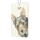 Custom Pet Photo with Name カーエアーフレッシュナー (左)