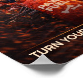 Custom Pet Portrait From Photo – Cinematic Pet Art ポスター (角)