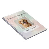 Custom Pet Portrait Journal – Personalized Noteboo ノートブック (右側)