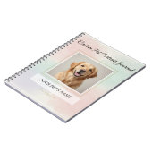 Custom Pet Portrait Journal – Personalized Noteboo ノートブック (左側)