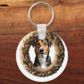 Custom Pet Portrait – Just Upload a Simple Photo キーホルダー (裏面)