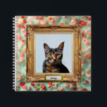 Custom Pet Portrait Notebook – Your Cat in a Frame ノートブック<br><div class="desc">Replace the photo and nameplate text to create a custom Notebook featuring your cat, dog, or even yourself! Designed like a framed painting, this Notebook turns any photo into a charming little masterpiece—with a personalized name right on the frame. Just upload your favorite image and edit the name to make...</div>