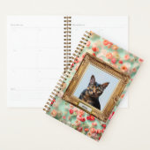 Custom Pet Portrait Notebook – Your Cat in a Frame プランナー手帳 (ディスプレー)