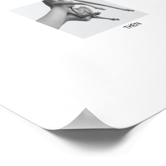 Custom Pet Portrait | Then and Now ポスター (角)