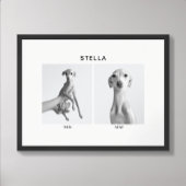 Custom Pet Portrait | Then and Now ポスター