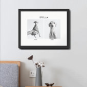 Custom Pet Portrait | Then and Now ポスター