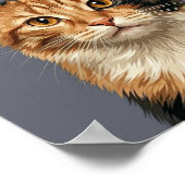 Custom Pet Portraits Using Pet Photo Personalized  ポスター (角)