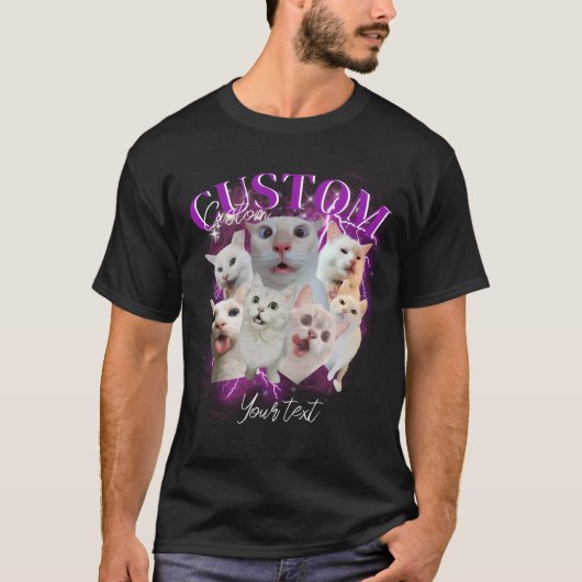 Custom Pet, Retro Graphic 90s Pet Bootleg Tシャツ (正面)