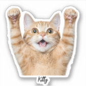 Custom Pet Stickers – Dog & Cat Photo Vinyl Decals シール (正面)