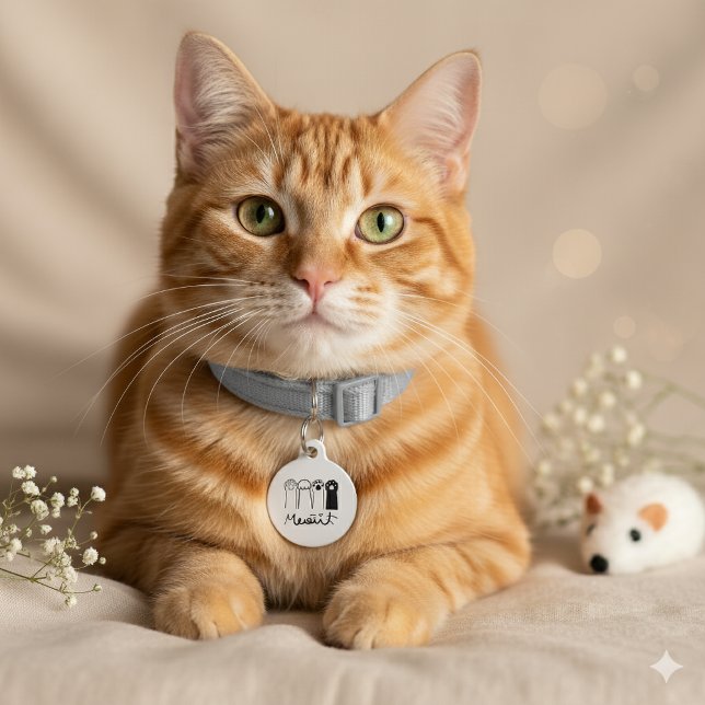 Custom Pet Tag Dog Cat | I’m Lost Call My Mom ペット　ネームタグ (クリエイターアップロード済み)