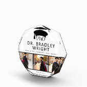 Custom PhD Doctoral Grad Hat Doctoral Graduation フォトブロック (右)
