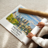 Custom Philadelphia Wall Art, Pennsylvania Poster ポスター