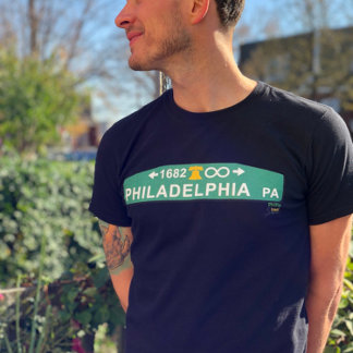 Custom Philly Street Sign Shirt ~ Philadelphia Tシャツ